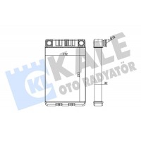 346625 KALE OTO RADYATÖR Теплообмінник обігрів салону