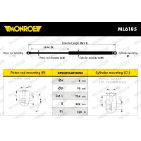 ML6185 MONROE Газова пружина капот
