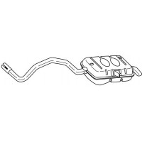 49631 SIGAM Глушник вихлопних газів кінцевий