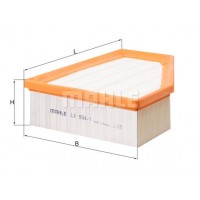 LX 934/1 KNECHT Повітряний фільтр