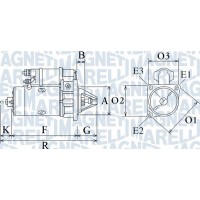 063720325010 MAGNETI MARELLI Стартер