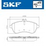 VKBP 80051 SKF КомплеК т гальмівних колодок, дискове гальмо