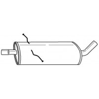 35463 SIGAM Середній глушник вихлопних газів