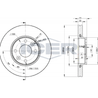 78BD7795-2 ICER Гальмівний диск