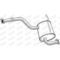 23015 WALKER Глушник вихлопних газів кінцевий