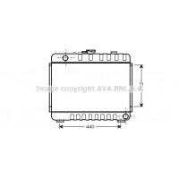 MS2045 AVA QUALITY COOLING Радіатор охолодження двигуна
