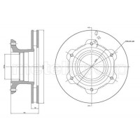 23-1698 METELLI Гальмівний диск