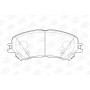573673CH CHAMPION Комплект гальмівних колодок дисковий гальм