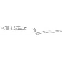 12472 SIGAM Середній глушник вихлопних газів