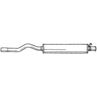 10409 SIGAM Середній глушник вихлопних газів