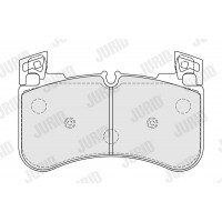 573926J JURID КомплеК т гальмівних колодок, дискове гальмо