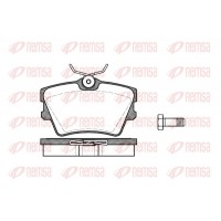 0591.00 REMSA Комплект гальмівних колодок дисковий гальм