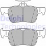 LP3391 DELPHI Комплект гальмівних колодок дисковий гальм