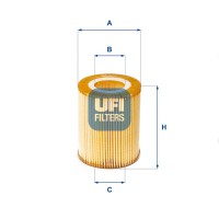 2515200 UFI Масляний фільтр