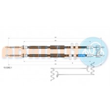 13.0292.1 ADRIAUTO Тросик, cтояночный тормоз