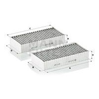 CUK 26 028-2 MANN-FILTER Фільтр повітря у внутрішньому просторі