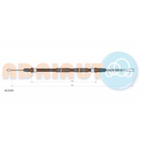 55.0240 ADRIAUTO Тросик, cтояночный тормоз