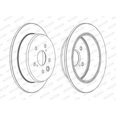DDF1815C FERODO Гальмівний диск