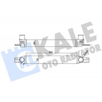 344300 KALE OTO RADYATÖR Интеркулер