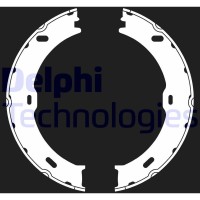 LS2018 DELPHI Комплект гальмівних колодок, стояночная тормозная система