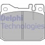 LP427 DELPHI Комплект гальмівних колодок дисковий гальм