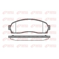 0805.00 REMSA КомплеК т гальмівних колодок, дискове гальмо