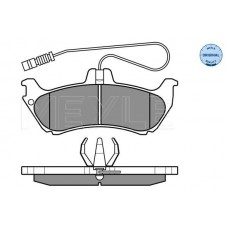 025 231 9017/W MEYLE Комплект гальмівних колодок дисковий гальм