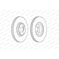 DDF2601C-1 FERODO Гальмівний диск