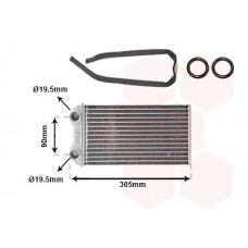 43006439 VAN WEZEL Теплообмінник обігрів салону