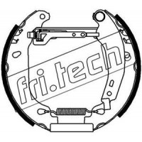 16147 fri.tech. Комплект гальмівних колодок