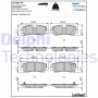 LP3254 DELPHI Комплект гальмівних колодок дисковий гальм