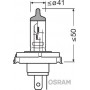 64183 OSRAM Лампа розжарювання фара дальнього світла