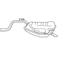 13673 SIGAM Глушник вихлопних газів кінцевий