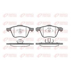 1070.00 REMSA Комплект гальмівних колодок дисковий гальм