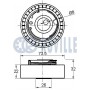 542384 RUVILLE Натяжний ролик ремінь ГРМ