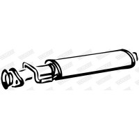 15420 WALKER Предглушник вихлопних газів