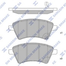 SP1751 Hi-Q КомплеК т гальмівних колодок, дискове гальмо