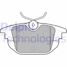 LP1472 DELPHI Комплект гальмівних колодок дисковий гальм