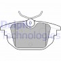 LP1472 DELPHI Комплект гальмівних колодок дисковий гальм
