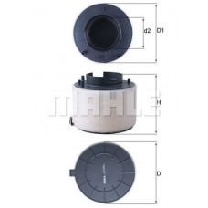 LX 4249 MAHLE Повітряний фільтр