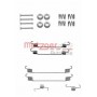 105-0820 METZGER Комплектуючі гальмівна колодка
