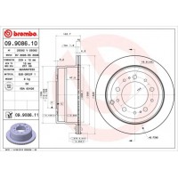 09.9086.11 BREMBO Гальмівний диск