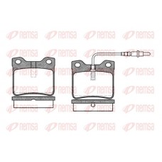0321.02 REMSA Комплект гальмівних колодок дисковий гальм