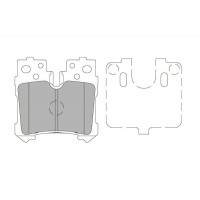 KBP-9122 KAVO PARTS Комплект гальмівних колодок дисковий гальм