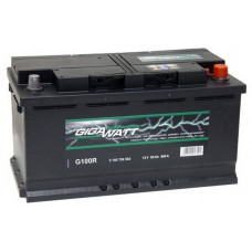 Батарея аккумуляторная GIGAWATT 12В, G100R, 95Ah, 800А купити в Україні