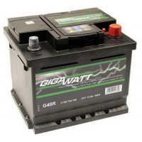 Батарея аккумуляторная GIGAWATT 12В, G40R, 41Ah, 360А купити в Україні