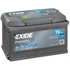 Батарея аккумуляторная EXIDE PREMIUM 72AhН (-/+) 720EN (EA722) купити в Україні