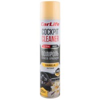 Полироль для пластика CARLIFE Cockpit Cleaner Extra Mat ваниль, 320мл (CF340)