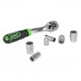 Трещотка 72-зубная JBM 1/4+ насадки 12-гранные (4-13mm) (52951) купити в Україні