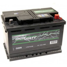 Батарея аккумуляторная GIGAWATT 12В, G66R, 70Ah, 640А купити в Україні